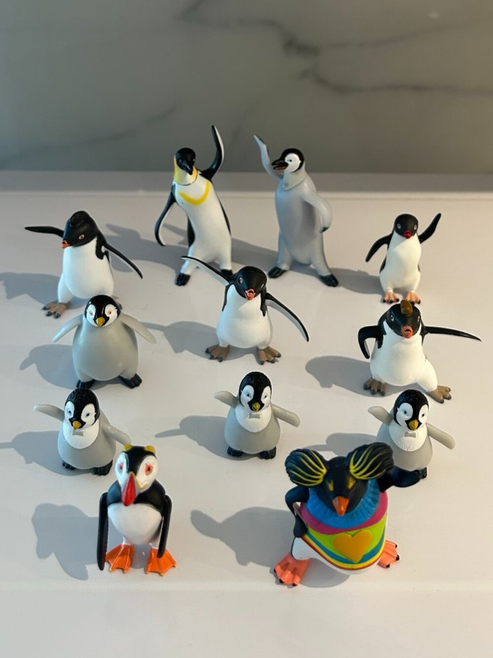 Happy Feet 2 Figurines - Collection of 12